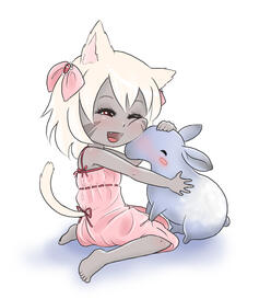 Luna and Cake